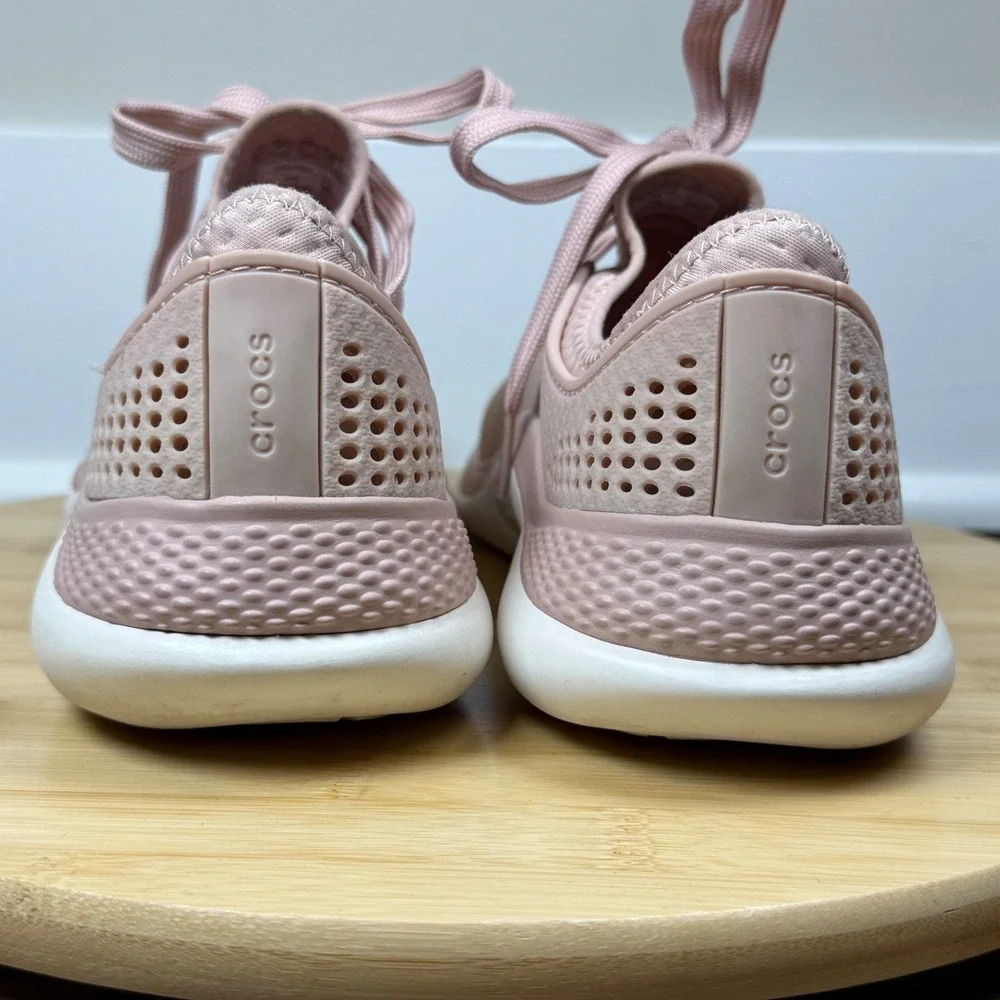 Crocs LiteRide 360 Pacesetter Women's 10 Pink Breathable Sneakers Athleisure